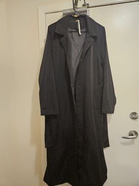 lululemon athletica Black Long Trench Coat